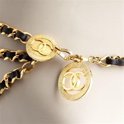 chanel gold chain belt replica